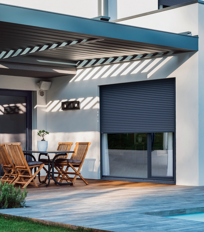 Volet roulant filaire